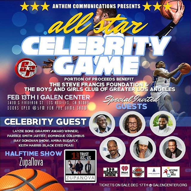 Its Not Too Late To Purchase Tickets! L.A.’s Most Popular Celebrity Hoopfest Is On Tonight.