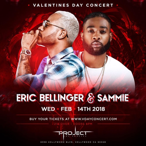 Will You Be Their Valentine? Sexy Singers Sammie And Eric Bellinger Are Live At Project Club L.A. Tomorrow Night!