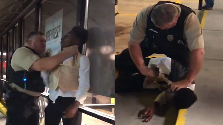 I Can’t Breathe Either: A Video Goes Viral Showing A NC 22 Year Old African American  Being Choked By The Fuzz At A Waffle House.