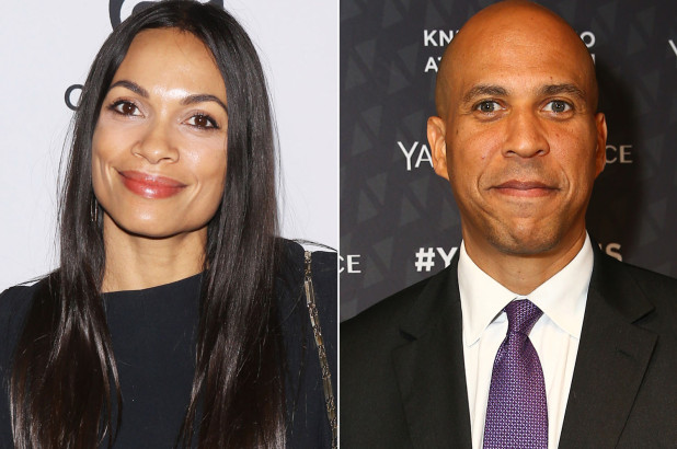 It’s Confirmed! Presidential Candidate Cory Booker and Actress Rosario Dawson Are A Couple!
