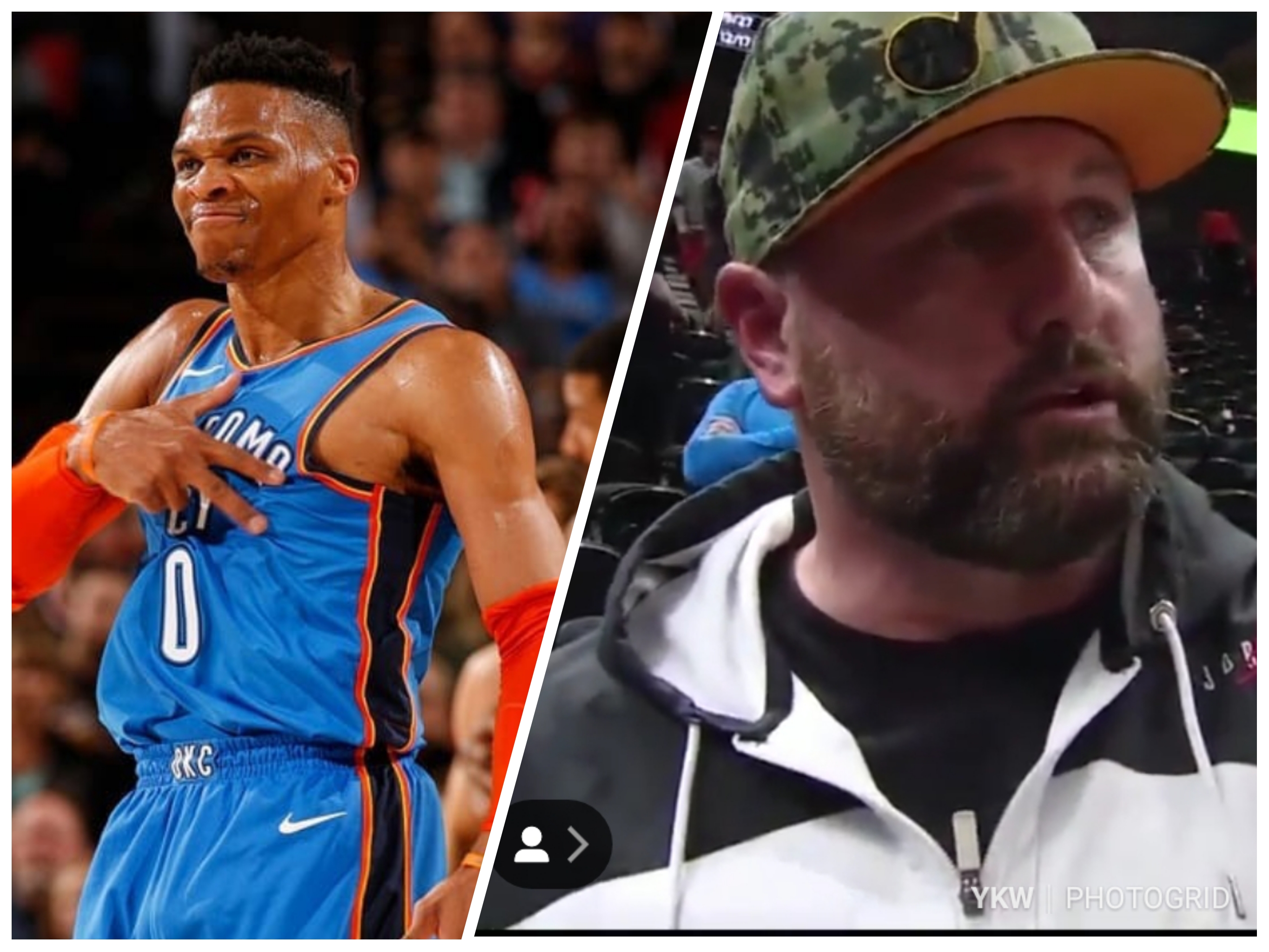 “I’ll F*ck You Up”: Russell Westbrook Said A Racial Comment From A Courtside Fan Started the Altercation