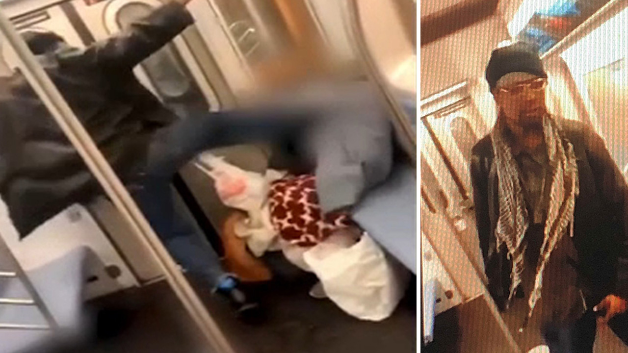 Disturbing Video Shows Man Kicking Elderly Woman In The Face On New York Subway Train
