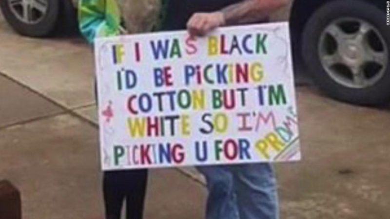 Ohio Student Banned From Prom For Using A Racist Sign In Promposal