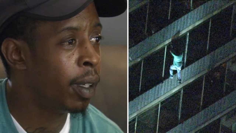 Man Climbs A 19 Story Building To Save His Mom From A Fire