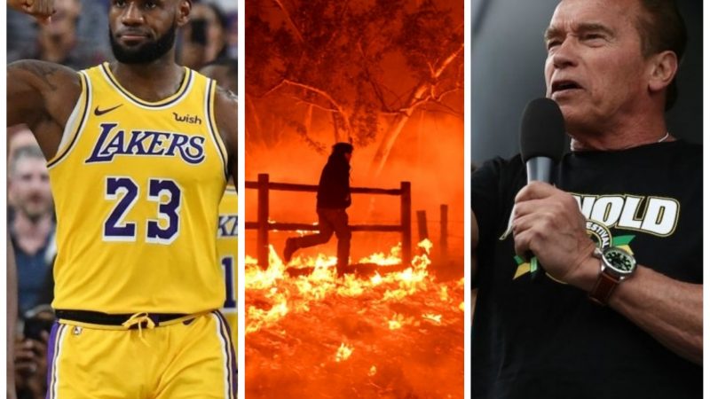 LeBron James, Arnold Schwarzenegger Among The 200,000 Residents Evacuated Due To California Fires