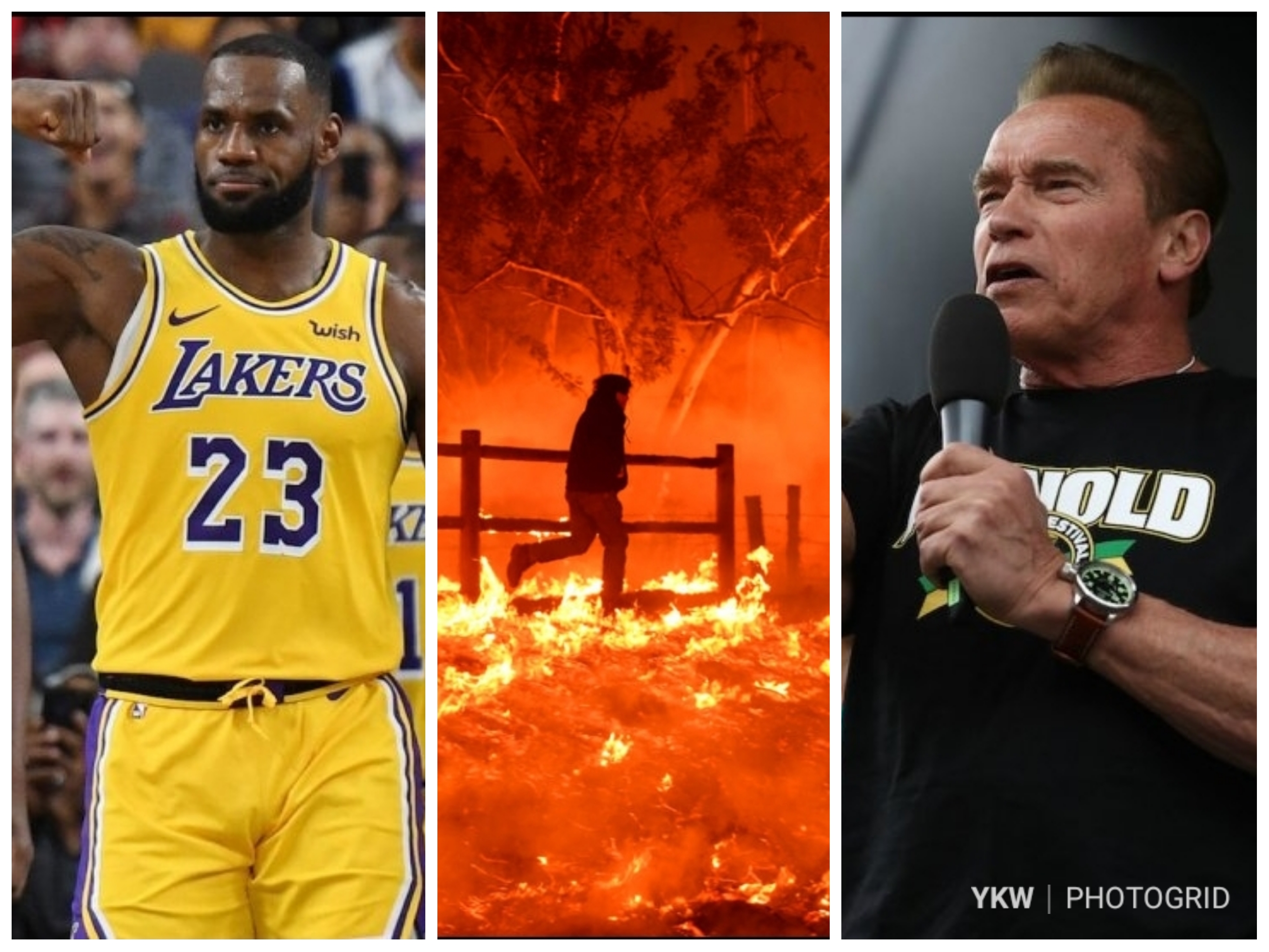 LeBron James, Arnold Schwarzenegger Among The 200,000 Residents Evacuated Due To California Fires