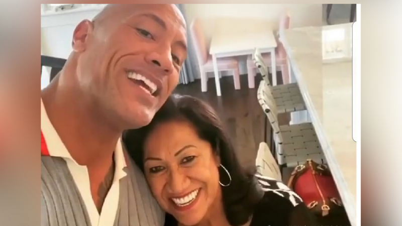 Dwayne ‘The Rock’ Johnson Sings Happy Birthday To His Beautiful 71-Year Old Mom