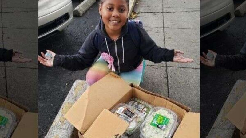 10-Year Old California Girl Celebrated Birthday By Giving Food To The Homeless