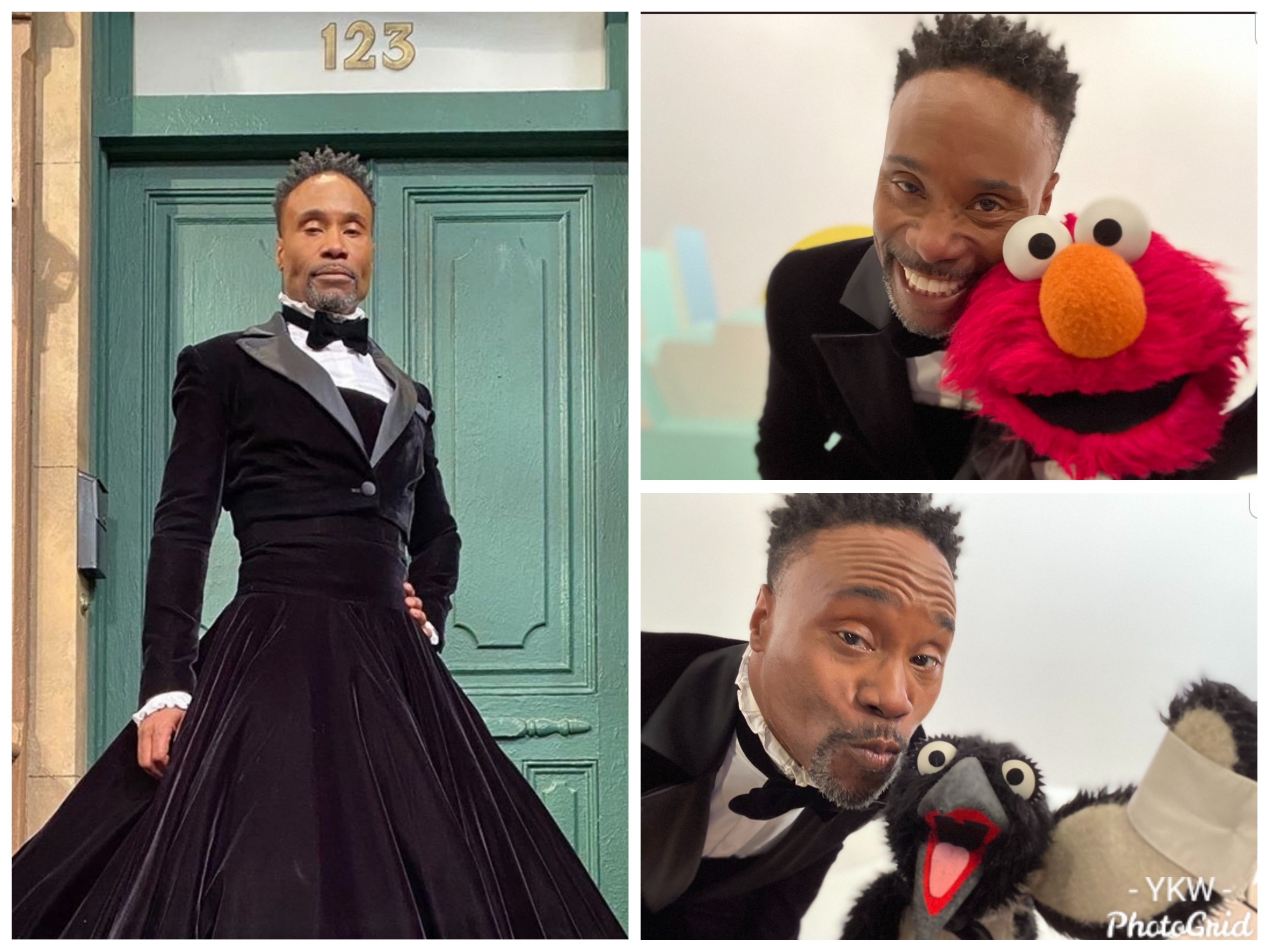 Billy Porter Makes Guest Appearance on Sesame Street In His Oscar Dress