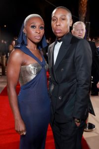 PALM SPRINGS, CALIFORNIA - JANUARY 02: (L-R) Cynthia Erivo and Lena Waithe attend the 31st Annual Palm Springs International Film Festival Film Awards Gala at Palm Springs Convention Center on January 02, 2020 in Palm Springs, California. (Photo by Rich Fury/Getty Images for Palm Springs International Film Festival)