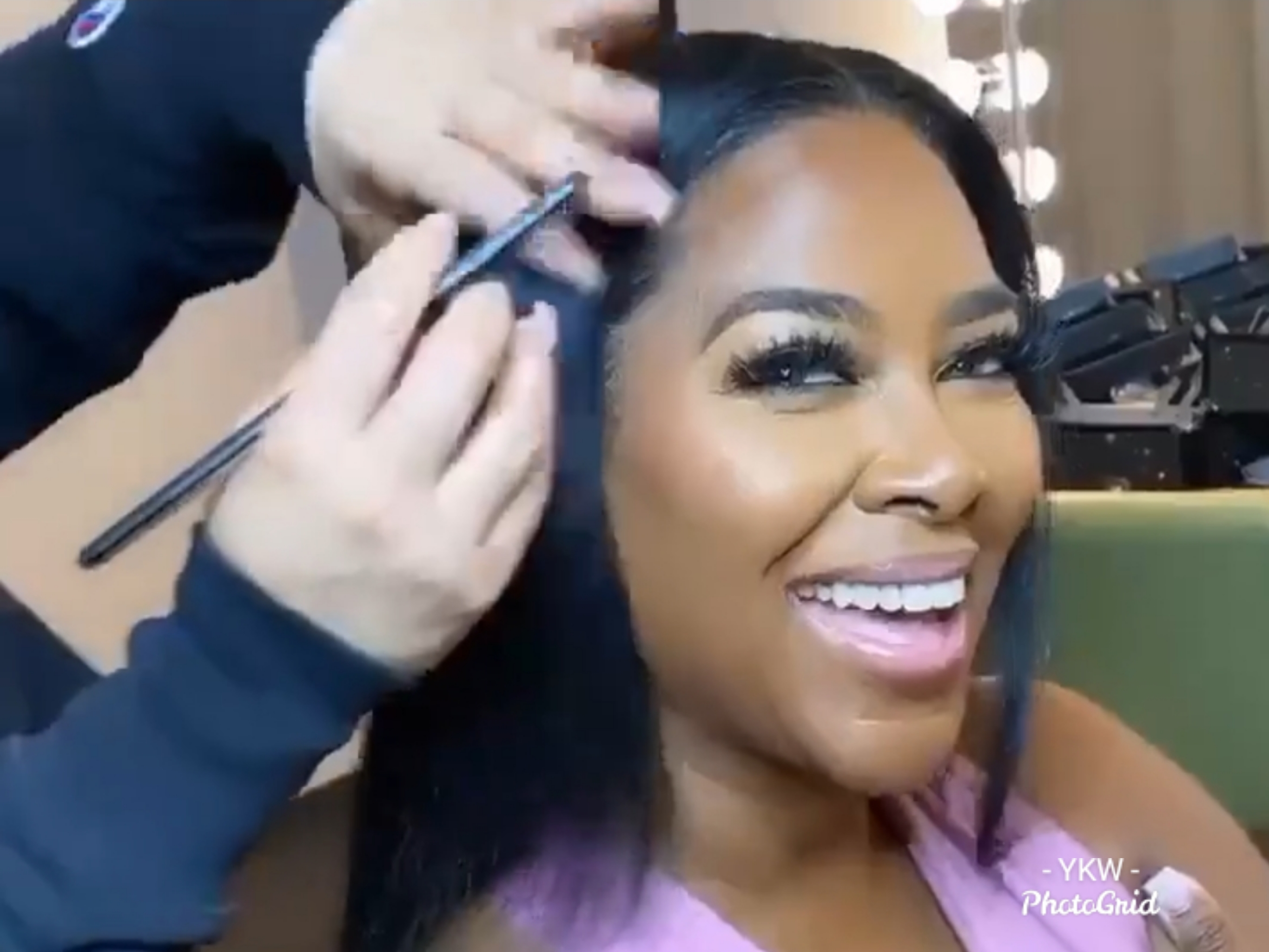 Kenya Moore Shows Off Her Natural Hair After Castmates Call Her Out For Wearing Wigs