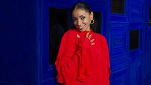 NOVEMBER 26, 2018: SYDNEY, NSW - (EUROPE AND AUSTRALASIA OUT) Singer Mya poses during a photo shoot in Sydney, New South Wales. (Photo by Justin Lloyd / Newspix / Getty Images)