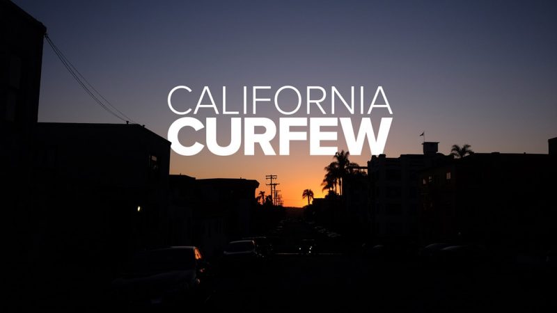 California Curfew Goes Into Effect As COVID-19 Cases Surge