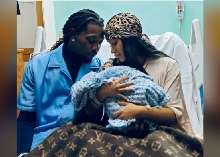 Cardi B gives birth to baby boy.