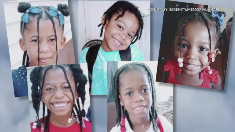 Children killed in house fire.