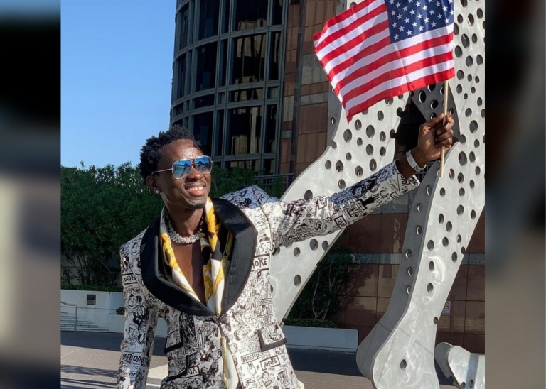 Michael Blackson becomes a citizen.