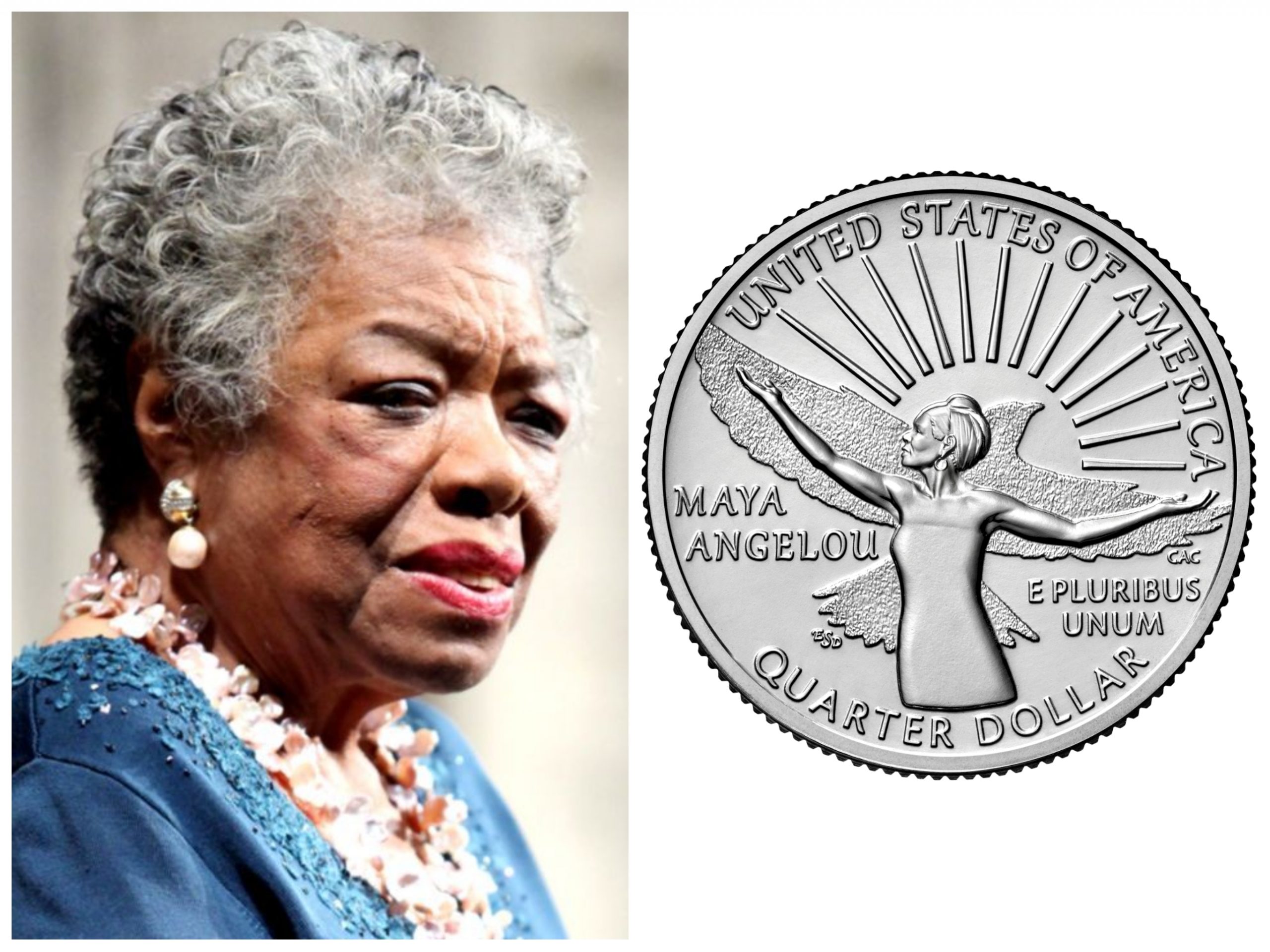 Maya Angelou Becomes First Black Woman On U.S. Quarter