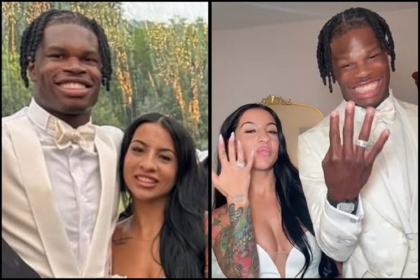 Newly-Drafted NFL Player Travis Hunter Marries Fiancée Leanna Lenee