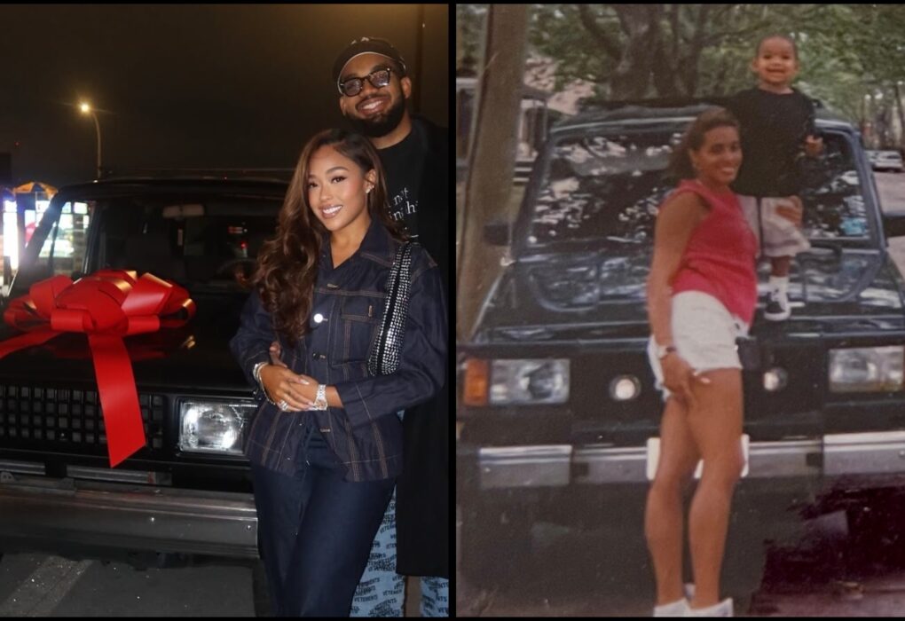 Karl Anthony Towns mom's car