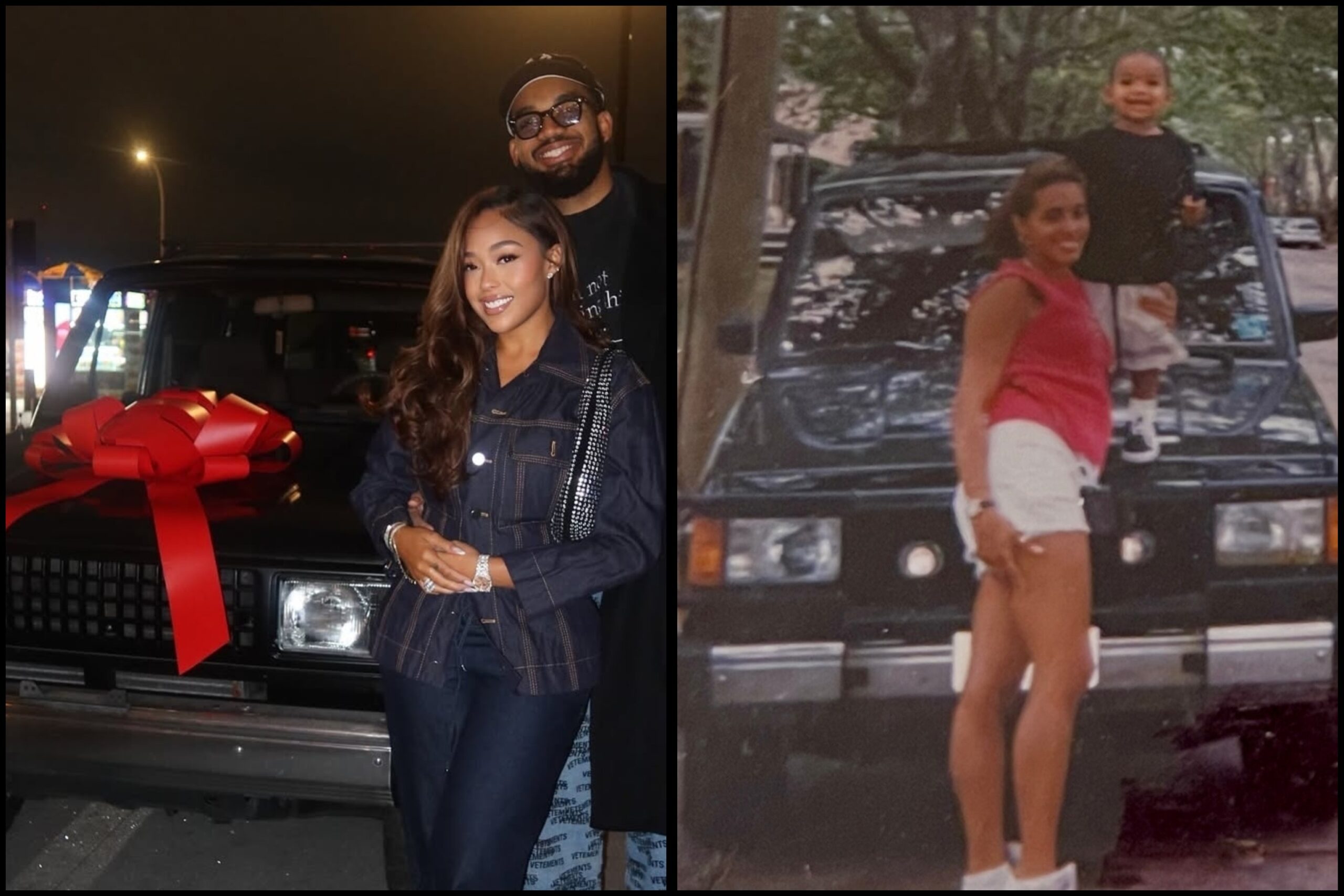 Karl Anthony Towns mom's car